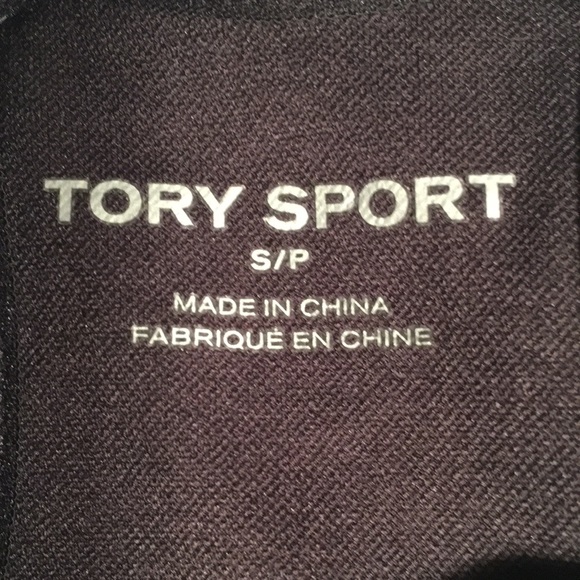 Tory Burch Sport black sports top crop tank bra in - Picture 3 of 5